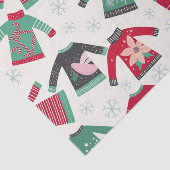 Oogstrelende kerstfeestdagen tissuepapier (Detail)