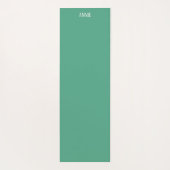 Oogstrelende kerstfeestpartij levert groen rood op yogamat (Achterkant)