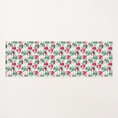 Oogstrelende kerstfeestpartij levert groen rood op yogamat (Voorkant (horizontaal))