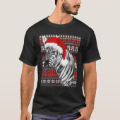 Oogstrelende kerstkerstkerstkerstkerstkerklep met  t-shirt (Voorkant)