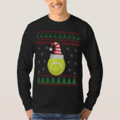 Oogstrelende kerstkeuken Tennis Sport Lovers Gift T-shirt (Voorkant)