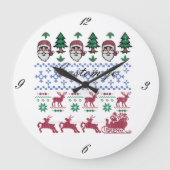 Oogstrelende kerstkeuken Thunder_Cove Grote Klok (Voorkant)