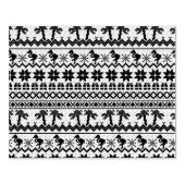 Oogstrelende kerstkeuken Tropische Flamingo Rubberstempel (Afrduk)