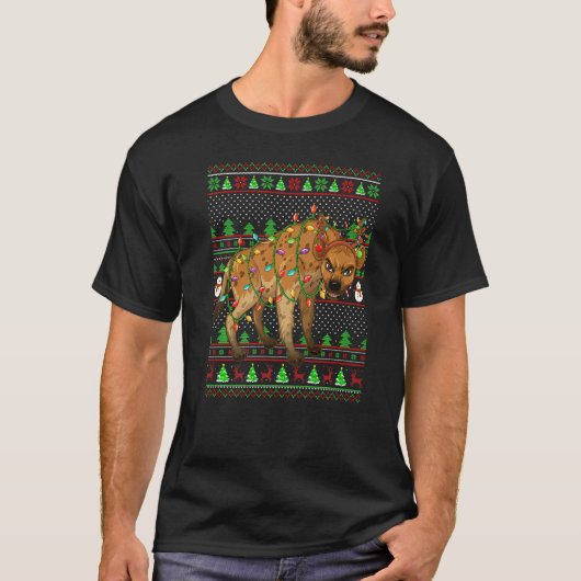 Oogstrelende kerstverlichting met wieltjes, surrog t-shirt (Voorkant)