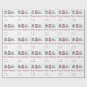 Oogstrelende Sweater Custom to and From Name Cadeaupapier (Vlak)