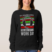 Oogstrelende Sweater Style Work Day Kerstexpediteu (Voorkant)