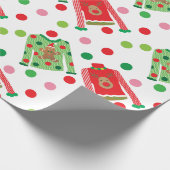 Oogstrelpapier met karbonade, met karbonade cadeaupapier (Hoek)