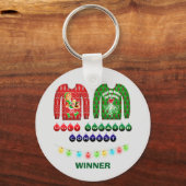 Oogstrelprijswinnaar voor onbedekte kerstkeuken sleutelhanger (Voorkant)