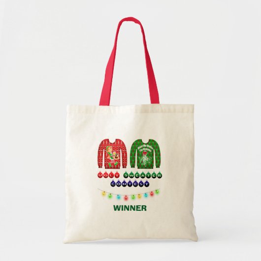 Oogstrelprijswinnaar voor onbedekte kerstkeuken tote bag (Voorkant)