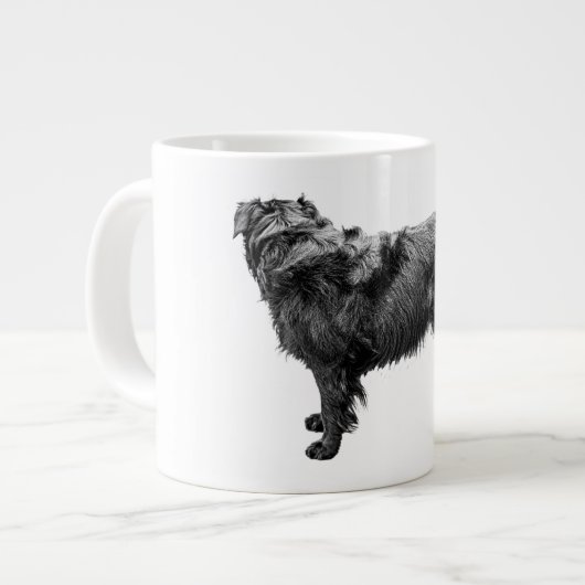 Oogstring kalm grote koffiekop (Links)