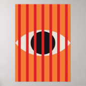 Oogstriphorloge rood poster (Voorkant)