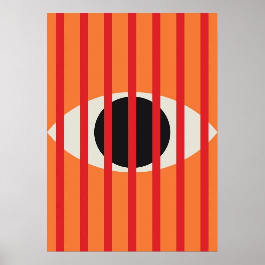 Oogstriphorloge rood poster (Voorkant)