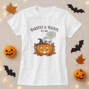 Oogstseizoen Halloween Pumpkin T-shirt