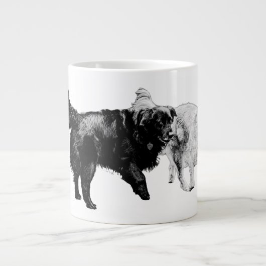 Oogstspel van twee grote koffiekop (Voorkant)