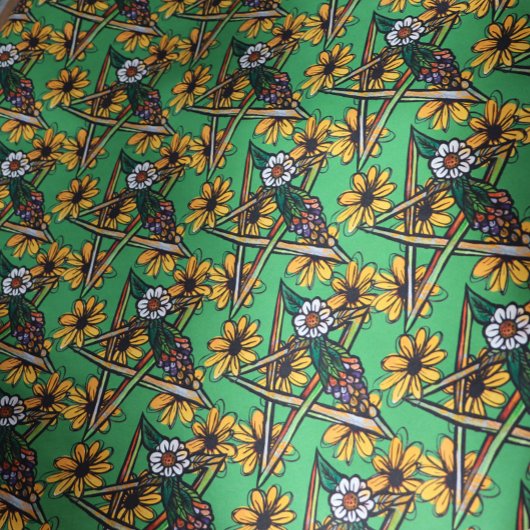 Oogstster herfsttuinman cadeaupapier