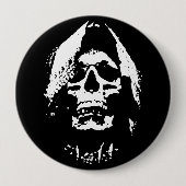 Oogstster van zielen: Angst incarneren Ronde Button 4,0 Cm (Voorkant)