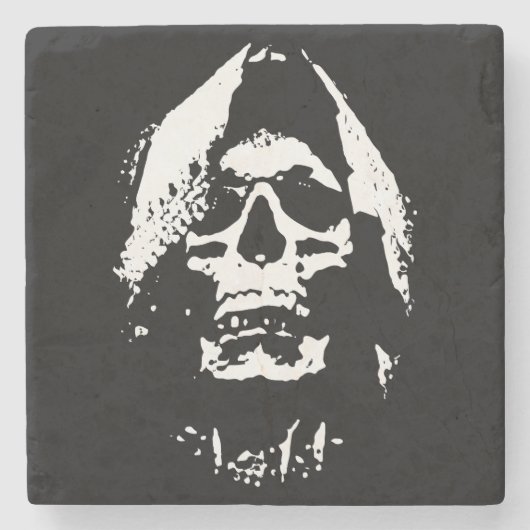 Oogstster van zielen: Angst incarneren Stenen Onderzetter (Voorkant)