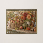 Oogsttafel Herfst Stilleven Puzzel (Horizontaal)