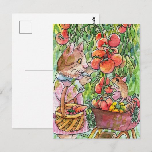 Oogsttijd Briefkaart (Voorkant / Achterkant)