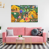 Oogsttijd Canvas Afdruk (Insitu (Woonkamer))