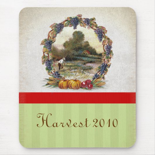 Oogsttijd Muismat  Boerderij Illustraties (Voorkant)