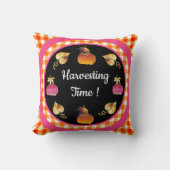 Oogsttijd Whimsical Kussen (Voorkant)