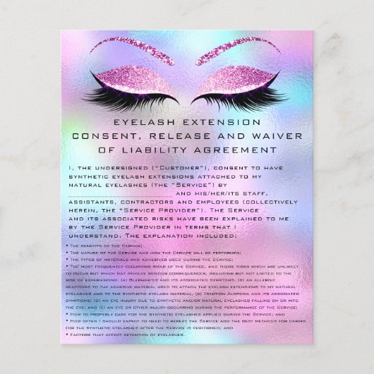 OOGSTVERLENGING INSENT, VRIJGIFTE EN WAIVER Roze Flyer (Voorkant)