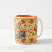 Oogstwagen Tweekleurige Koffiemok (Voorkant rechts)