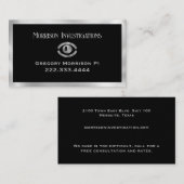 Oogsymbool Privé-onderzoek Visitekaartje (Voorkant / Achterkant)