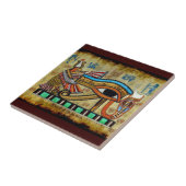 Oogsymbool van het Egyptische Ra Ancient Wadjet Tegeltje (Zijkant)