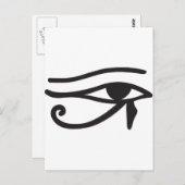 Oogsymbool van Horus Egyptian Briefkaart (Voorkant / Achterkant)