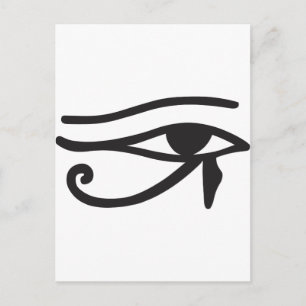 Oogsymbool van Horus Egyptian Briefkaart