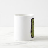 Oogtech-Mok - Sage met zwart Koffiemok (Center)