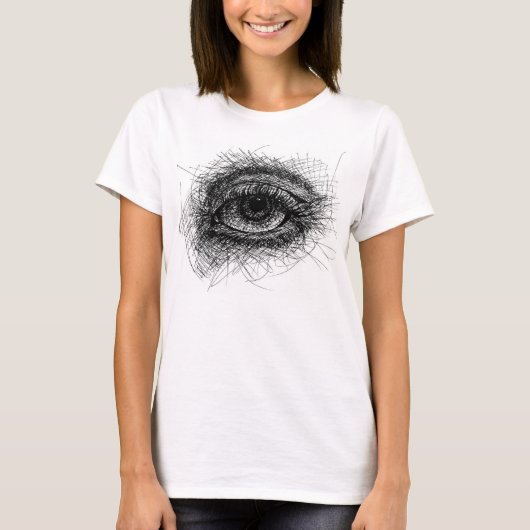 Oogtekening Shirt (Voorkant)