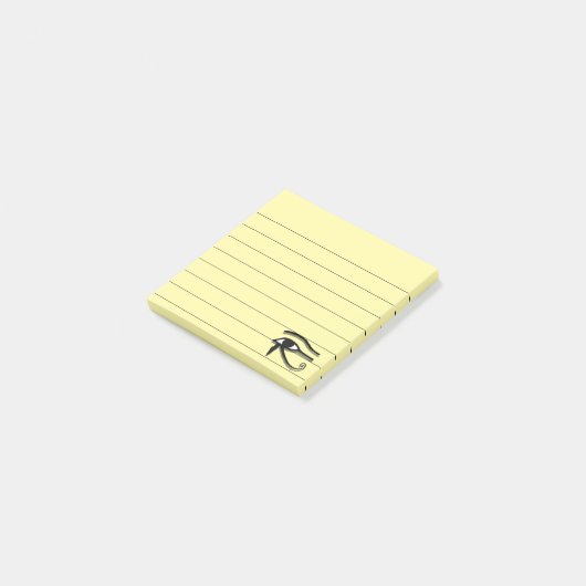 Oogtekening van paardenvlek, 3x3 post-it® notes (Schuin)