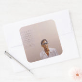 Oogtest 3 Medinipur India Vierkante Sticker (Envelop)