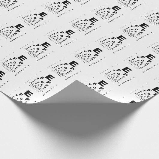 Oogtest Cadeaupapier (Hoek)