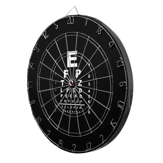 Oogtest Dartbord (Voorkant Rechts)
