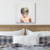 Oogtest in Vivekananda Canvas Afdruk (Insitu (Slaapkamer))
