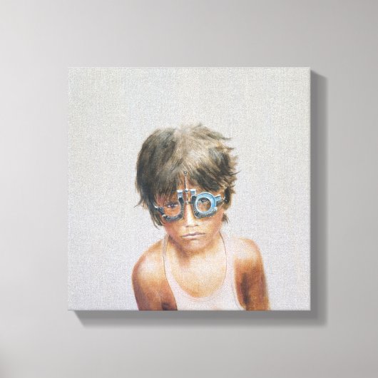 Oogtest in Vivekananda Canvas Afdruk (Voorkant)