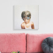 Oogtest in Vivekananda Canvas Afdruk (Insitu (Woonkamer))