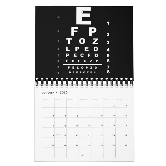 Oogtest Kalender (Jan 2026)