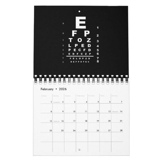 Oogtest Kalender (Feb 2026)
