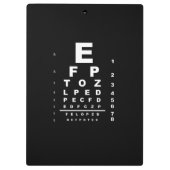 Oogtest Klembord (Achterkant)