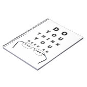 Oogtest Notitieboek (Linkerzijde)