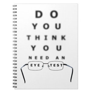 Oogtest Notitieboek