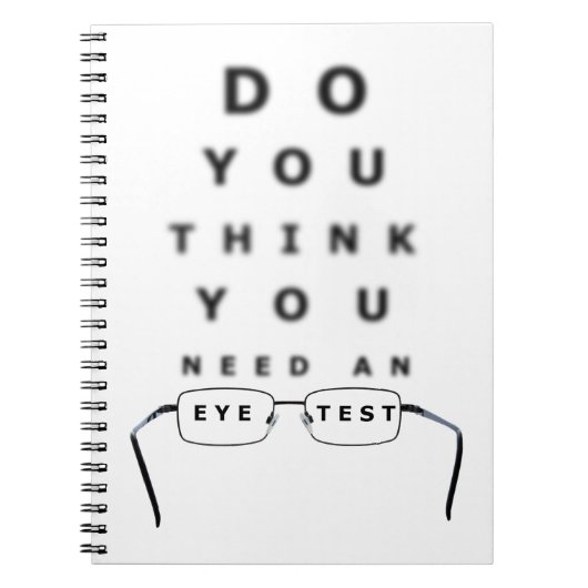 Oogtest Notitieboek (Voorkant)