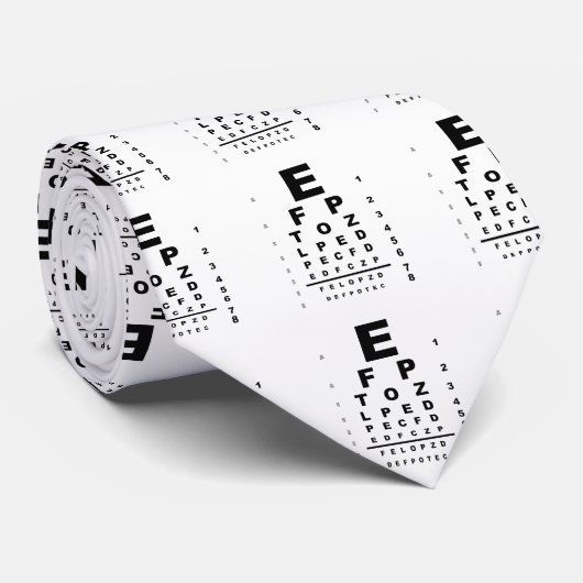 Oogtest Stropdas (Opgerold)