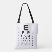 Oogtest Tote Bag (Achterkant)