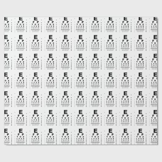 Oogtestschema Examen Cadeaupapier (Vlak)